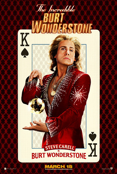 Steve Carell en El Increíble Burt Wonderstone (Teaser cartas #1)