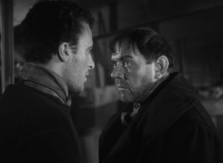 Jacques Ledoux y Roger Pigaut en la-rose-de-la-mer