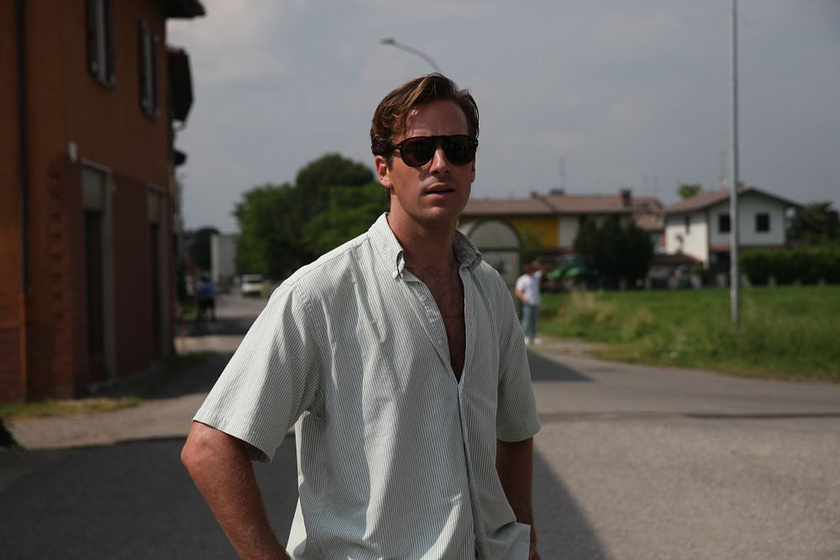 Armie Hammer en Call me by your Name