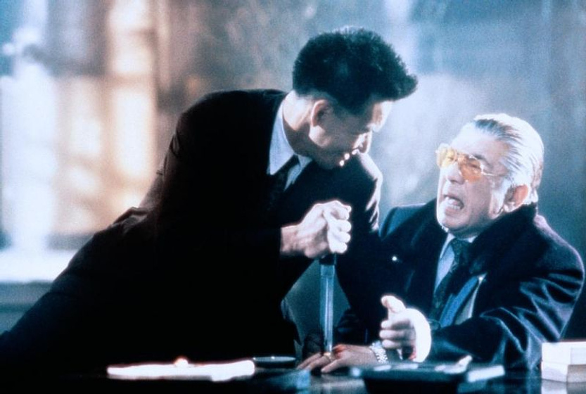 Yusaku Matsuda y Tomisaburo Wakayama en Black Rain