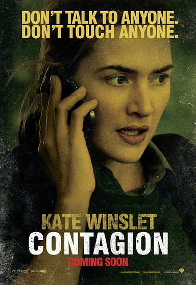 Kate Winslet en Contagio (Poster promocional)