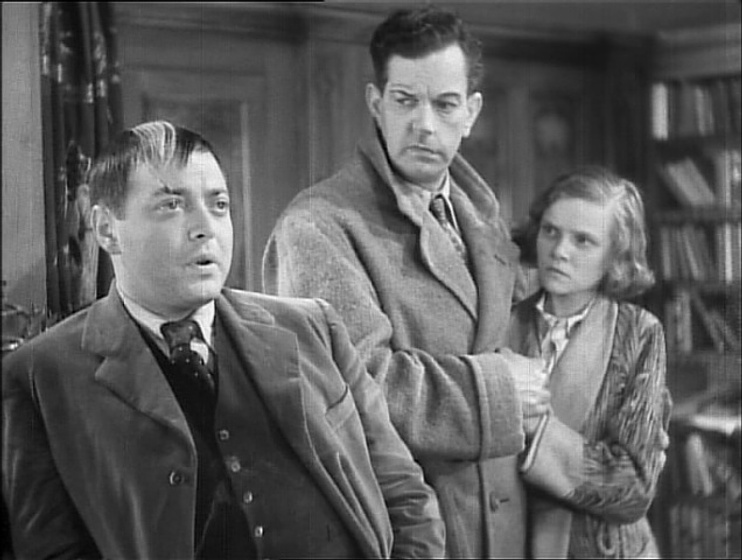 Peter Lorre, Leslie Banks y Nova Pilbeam en El Hombre que Sabía Demasiado