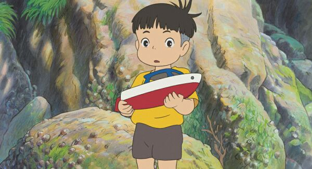 Imagen de Ponyo en el acantilado