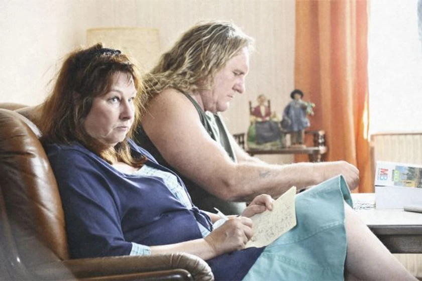 Gerard Depardieu y Yolande Moreau en mammuth