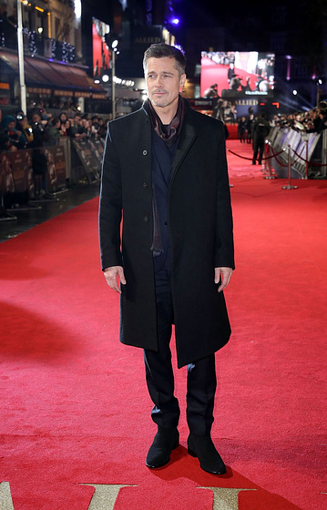 Brad Pitt en Aliados (Premiere en Londres. Noviembre 2016)