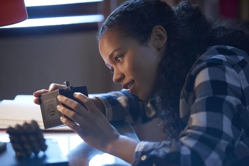 Taylor Russell en escape-room-2019