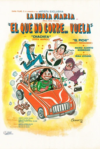 Poster de ¡El que no corre... vuela!