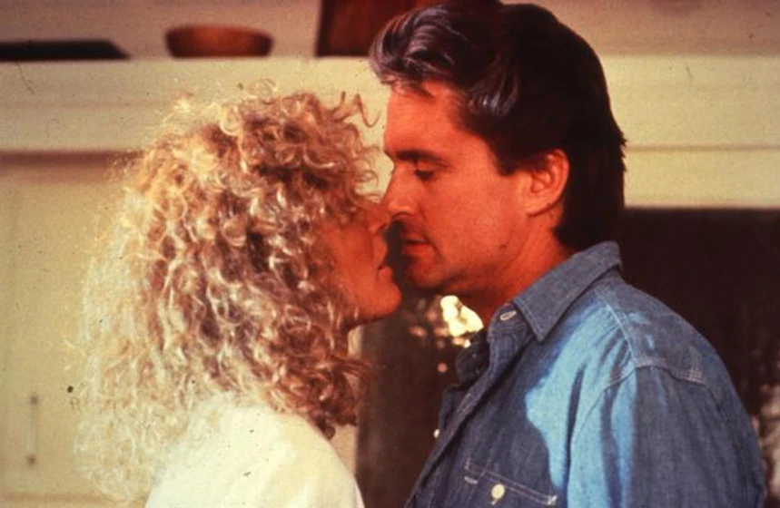 Michael Douglas y Glenn Close en atraccion-fatal