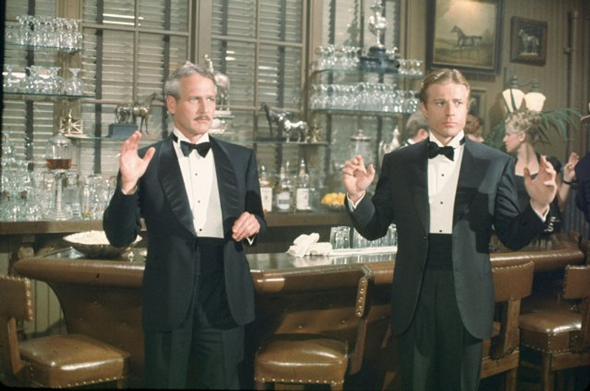 Robert Redford y Paul Newman en El Golpe