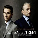 Carátula de la banda de sonido de Wall Street. El dinero nunca duerme