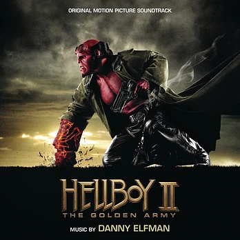 Carátula de la banda de sonido de Hellboy II: El Ejército Dorado