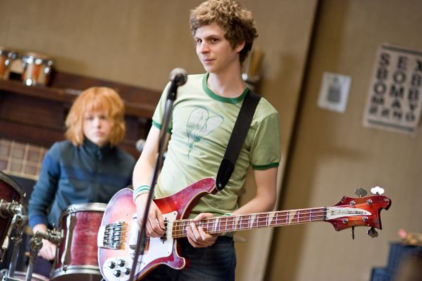 Alison Pill y Michael Cera en Scott Pilgrim contra el mundo