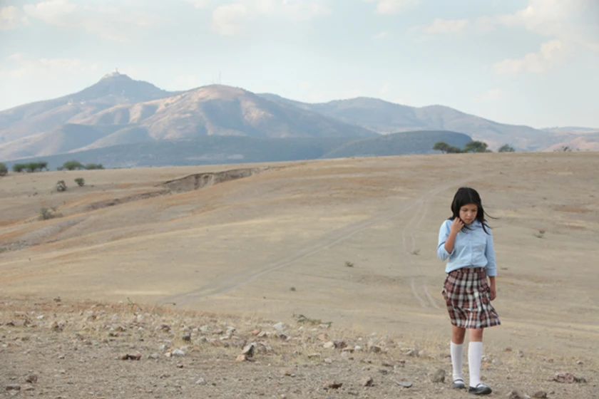 Andrea Vergara en heli