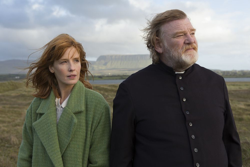 Brendan Gleeson y Kelly Reilly en Calvary