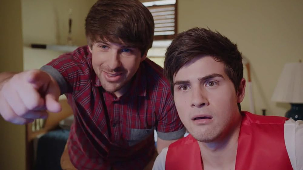 Anthony Padilla y Ian Hecox en smosh-the-movie