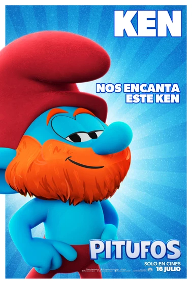 Imagen de pitufos (Cartel personajes español)