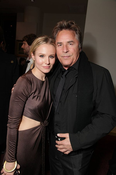 Don Johnson y Kristen Bell en En la boda de mi hermana (Premiere en Los Angeles. Mayo 2010)