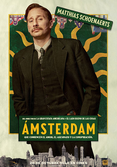 Imagen de Amsterdam (Cartel personajes español)
