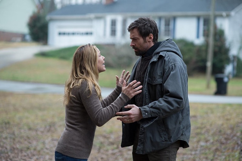 Maria Bello y Hugh Jackman en Prisioneros