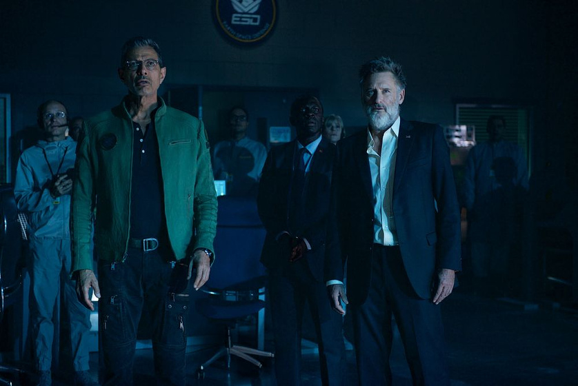 Bill Pullman y Jeff Goldblum en Independence Day. Contraataque