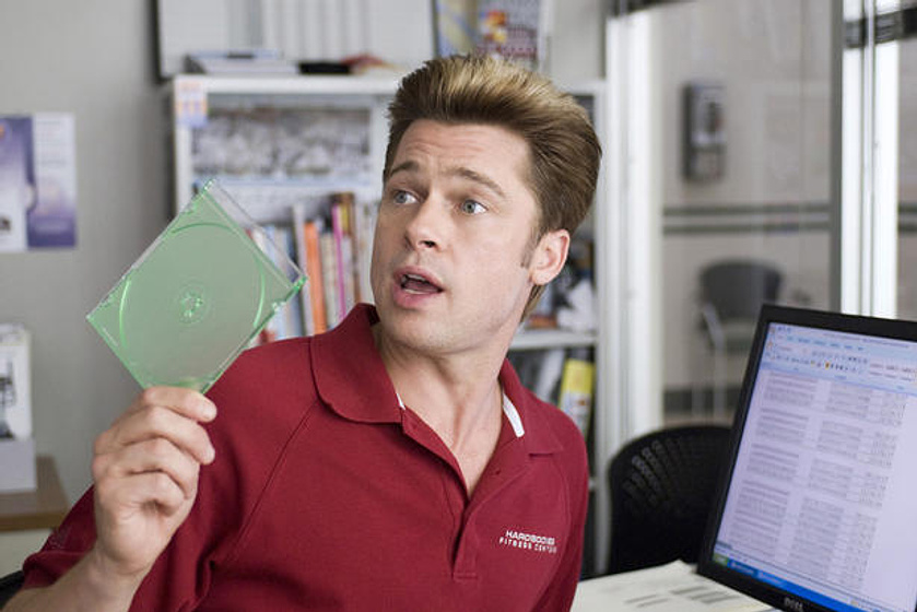 Brad Pitt en Quemar Después de Leer