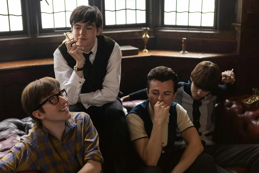Charley Palmer Rothwell, Jonah Lees, Leo Harvey-Elledge y Blake Richardson en midas-man