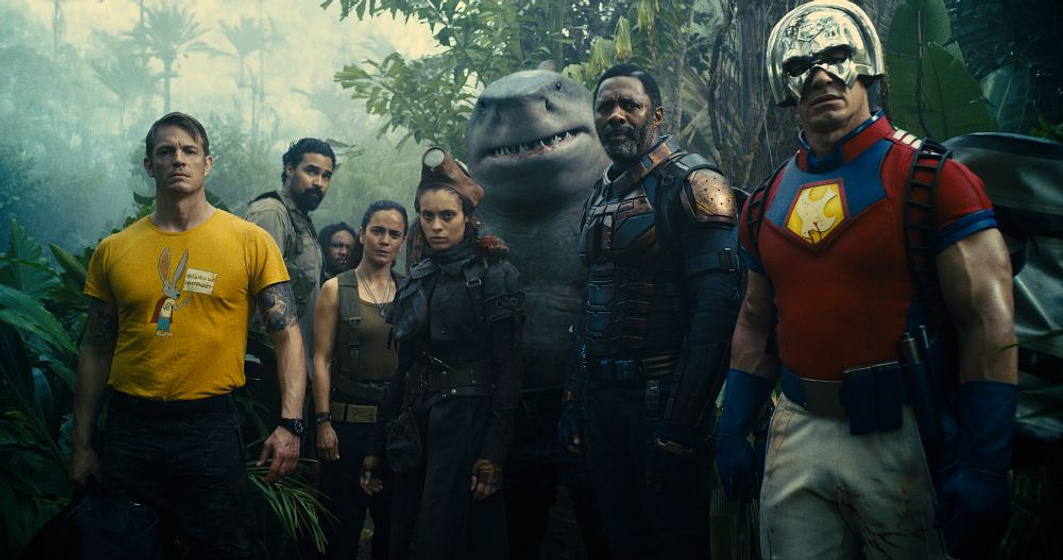 Idris Elba, John Cena, Alice Braga y Joel Kinnaman en El Escuadrón Suicida