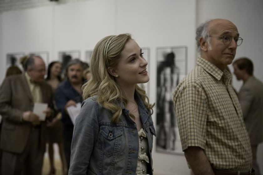 Evan Rachel Wood y Larry David en Si la cosa funciona