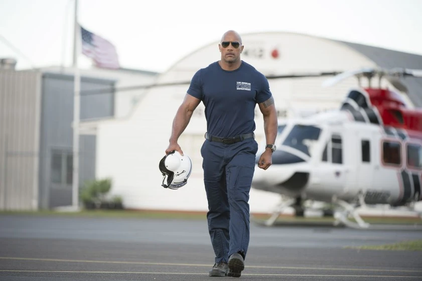 Dwayne Johnson en san-andres