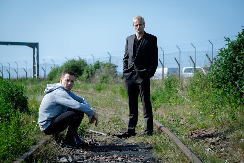 Ewan McGregor y Jonny Lee Miller en T2: Trainspotting