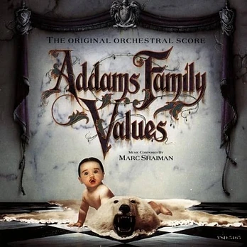 Carátula de la banda de sonido de La Familia Addams: La tradición continúa