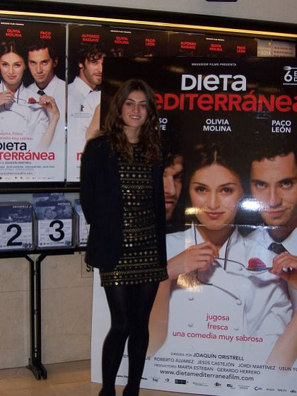Olivia Molina en Dieta mediterránea (Rueda de prensa en Madrid. Enero 2009)