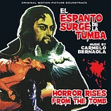 Carátula de la banda de sonido de El Espanto surge de la Tumba