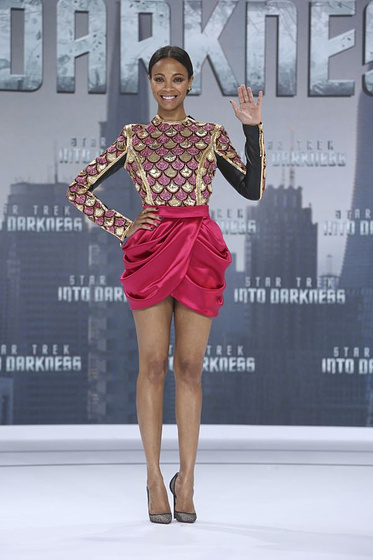 Zoe Saldana en Star Trek. En la oscuridad (Premiere en Berlin. Abril 2013)