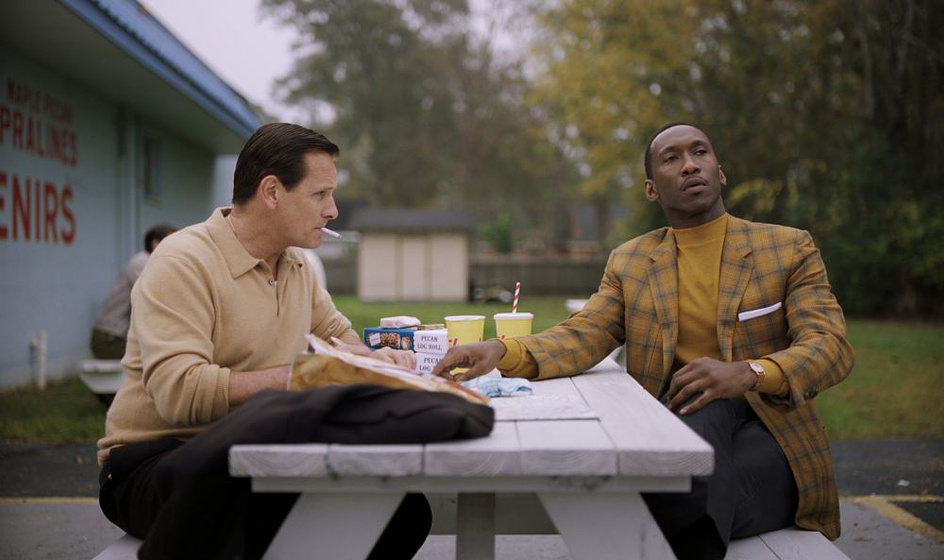 Viggo Mortensen y Mahershala Ali en Green Book