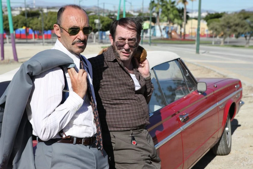 Karra Elejalde y Manuel Manquiña en rey-gitano