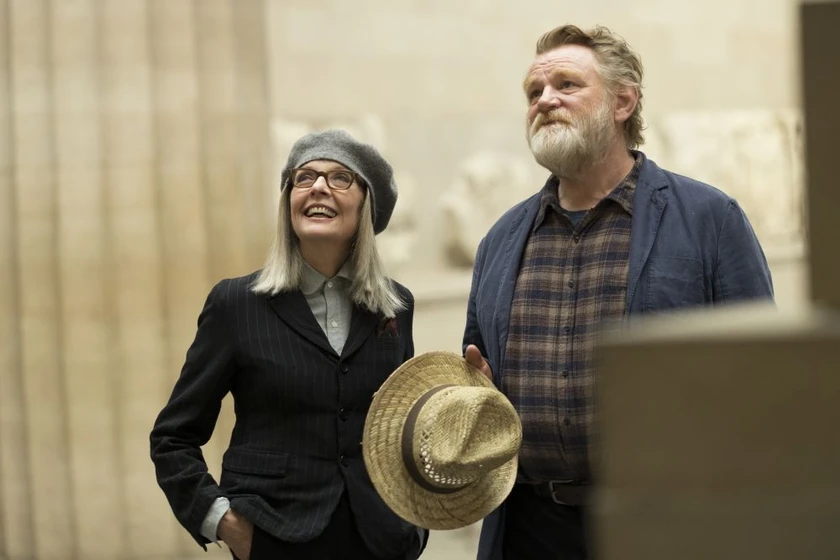 Diane Keaton y Brendan Gleeson en una-cita-en-el-parque