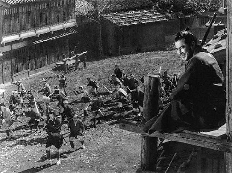 Toshiro Mifune en Yojimbo