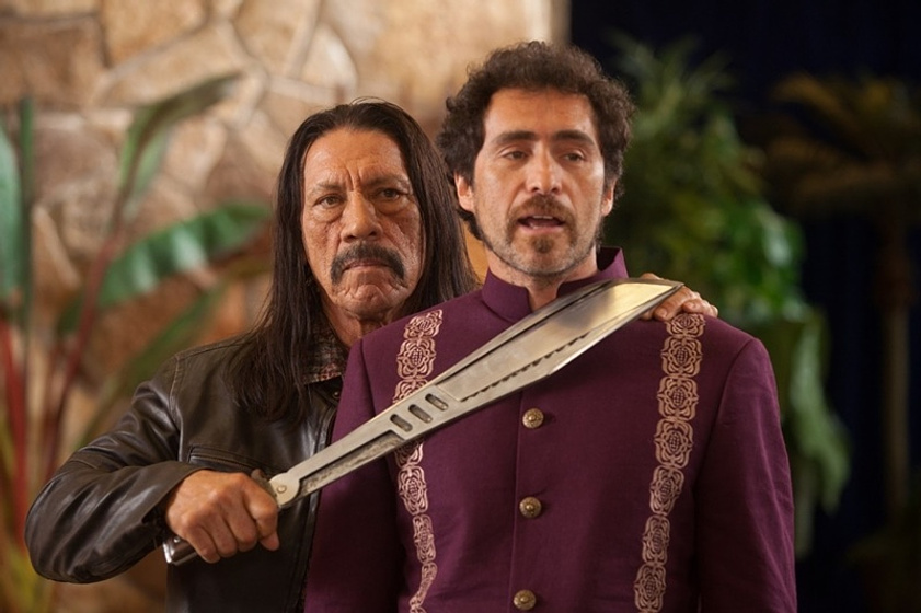 Danny Trejo y Demián Bichir en Machete Kills