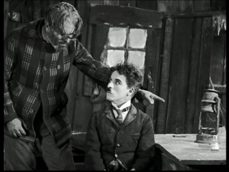 Charles Chaplin en La Quimera del Oro