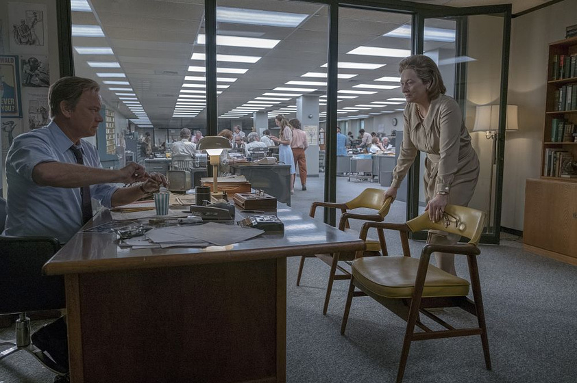Tom Hanks y Meryl Streep en Los Archivos del Pentágono