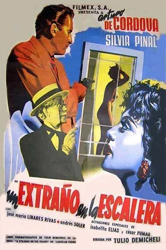 Poster de Un extraño en la escalera