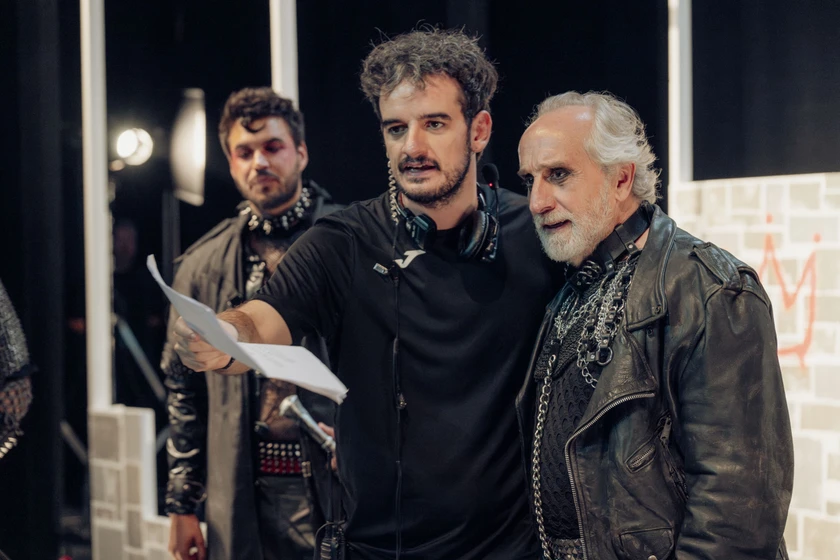 Gonzalo de Castro y Martín Cuervo en desde-arriba (Rodaje)