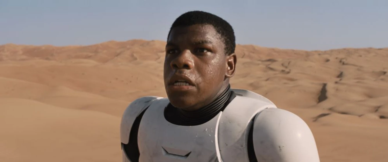 John Boyega en Star Wars: Episodio VII. El Despertar de la Fuerza