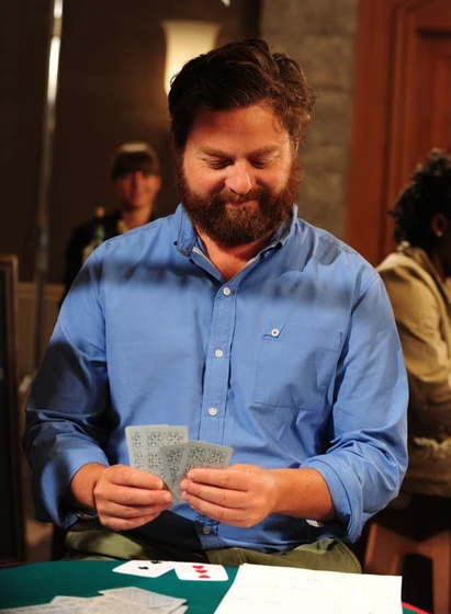 Zach Galifianakis en resacon-en-las-vegas (Promoción en Barcelona. Agosto 2009)