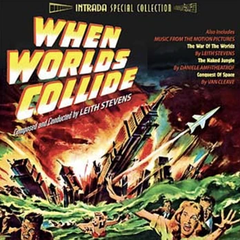 Carátula de la banda de sonido de Cuando los Mundos Chocan