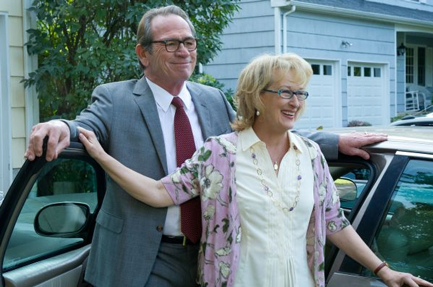 Tommy Lee Jones y Meryl Streep en Si de verdad quieres...