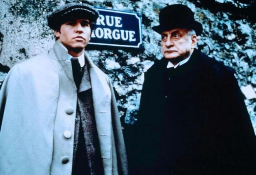 George C. Scott y Val Kilmer en los-crimenes-de-la-calle-morgue