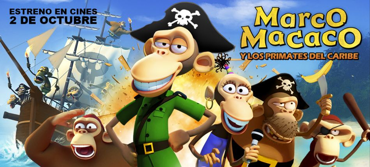 Imagen de Marco Macaco y los primates del Caribe (Banner español)