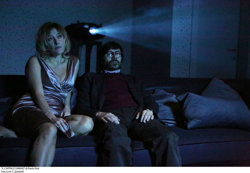 Valeria Bruni Tedeschi y Fabrizio Bentivoglio en El Capital Humano